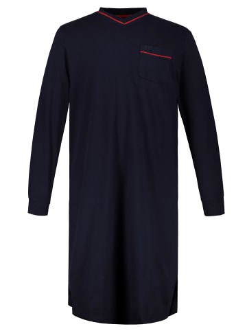 JP1880 Langer Schlafanzug in dunkel marine