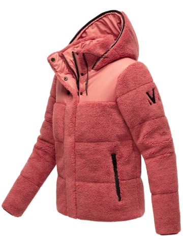 Marikoo Kapuzenplüschjacke Kaguraa 16 in Rouge