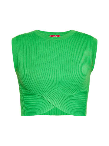 Swirly Damen Crop-Top in GRÜN