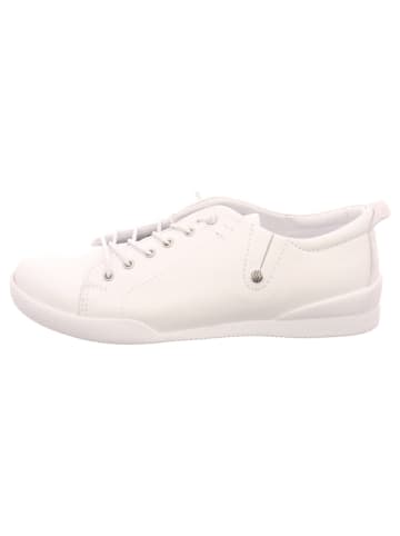 Esgano Damenschnürrschuhe halb sportlicher Boden Da.-Sneaker in  Weiß