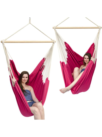 AMANKA XXL Outdoor Hängesessel Key West rot
