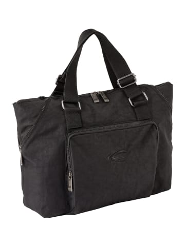 Camel Active JOURNEY Shopper mit 2-Wege-Reißverschluss in Schwarz