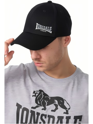 Lonsdale Cap "Enville" in Schwarz
