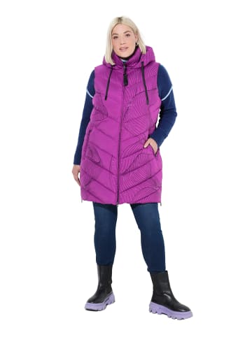 Ulla Popken Steppweste in lila