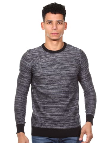 FIOCEO Pullover in schwarz/blau