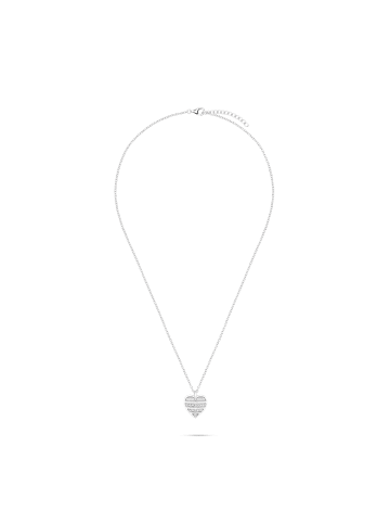 s.Oliver Halskette Striped Heart in silber