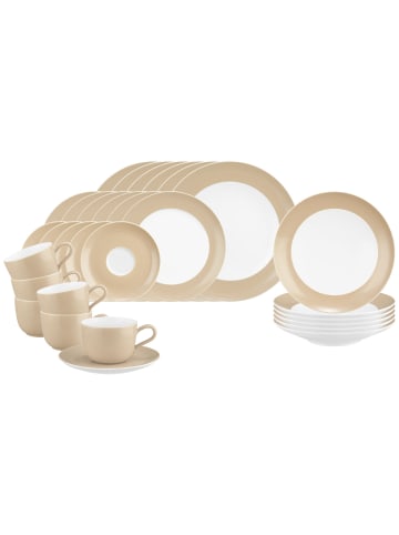 Seltmann Weiden 30er Set Kombiservice Liberty Pure Colors in Dusty Beige