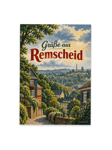 Ansichtskarte Landschaft malerisch Design mit S... in Weiß