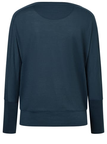 super.natural Merino Longsleeve W KULA TOP in blau