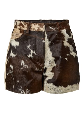 Pieces Shorts in Black Coffee