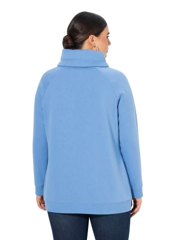 Ulla Popken Sweatshirt in helle kornblume