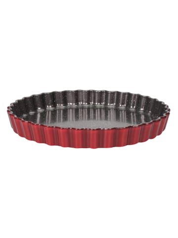 Stoneline Antihaftbeschichtete Quiche- und Tarteform, 27 cm in Rot