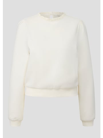 QS Sweatshirt in 0300_creme