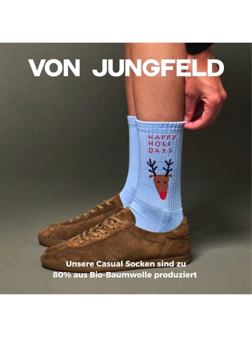 von Jungfeld Tennissocken Christmas Bundle in Blue/Navy/White