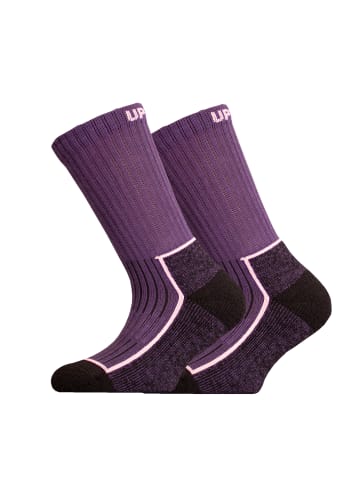 UphillSport Wander-Socke SAANA JR 2er Pack in Purple