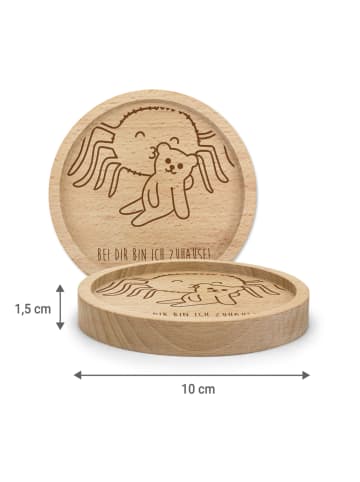 Mr. & Mrs. Panda Coaster Spinne Agathe Teddy mit Spruch in Transparent