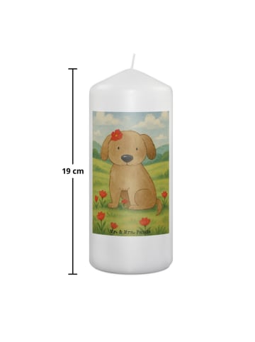 Mr. & Mrs. Panda Kerze Mit Spruch Hund Dame Design ohne Spruch in Weiß