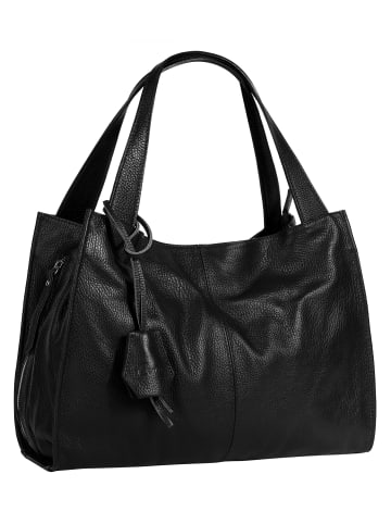 Cluty Shopper echt Leder in schwarz