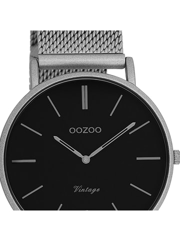 Oozoo Analog-Armbanduhr Oozoo Timepieces silber mittel (ca. 36mm)