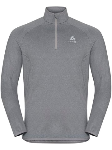 Odlo Longsleeve "Mid Layer 1/2 Zip Berra Light" in Grau