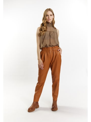 DreiMaster Damen Lederhose in Cognac
