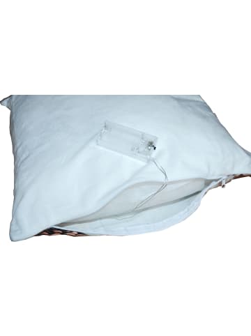 JACK 40x40cm Dekokissen mit LED Beleuchtung Santa Claus in Bunt