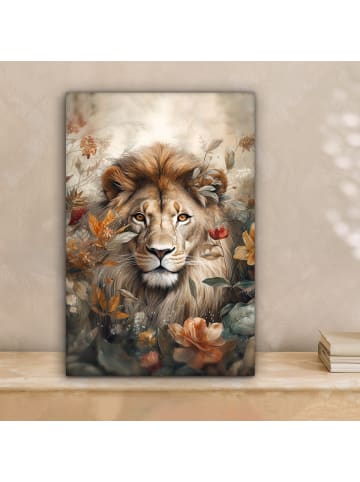 MuchoWow Leinwand Bilder Löwe