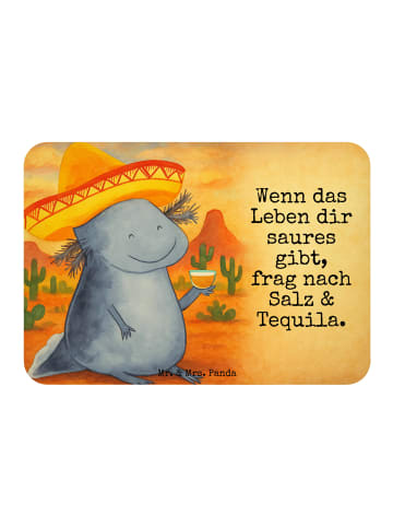 Mr. & Mrs. Panda Magnet Axolotl Tequila Design mit Spruch in Weiß