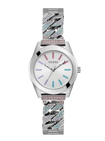 Guess Analoguhr für Damen in silber