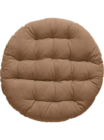 REDBEST Stuhlkissen rund 2er-Pack in braun