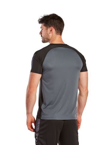 erima Herren Six Wings T-Shirt in slate grey/schwarz