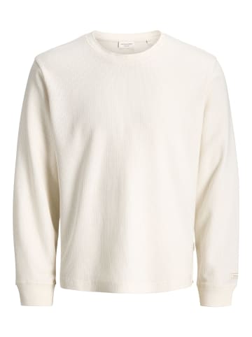 Jack & Jones Langarm-T-Shirt in Antique White