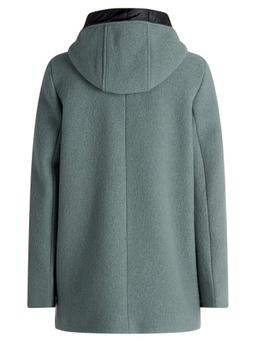 Gil Bret Wolljacke mit Kapuze in graugrün