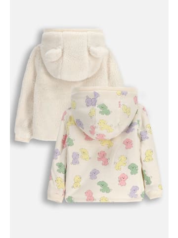 Coccodrillo Gefütterte Kapuzenjacke mit Reißverschluss in beige