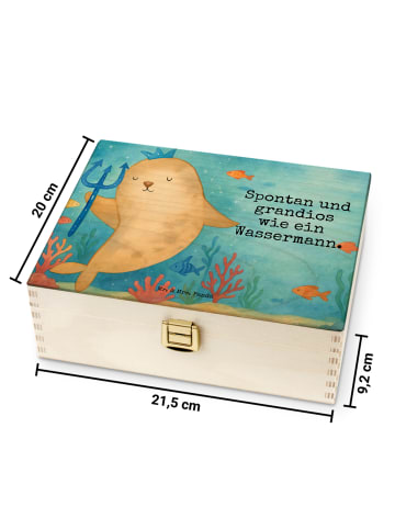 Mr. & Mrs. Panda Teebeutel Aufbewahrung Sternzeichen Wassermann ... in Weiß