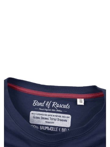 Band of Rascals Longsleeve " King of Fools " in blau