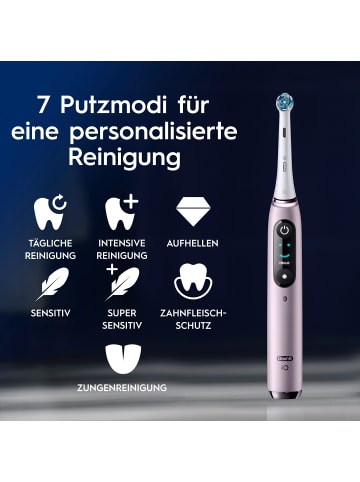 Oral-B Elektrische Zahnbürste "iO Series 9 + Lade-Reiseetui" in Rose