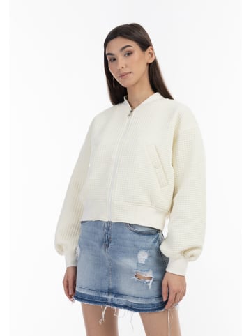 myMo Damen Blousonjacke in Creme