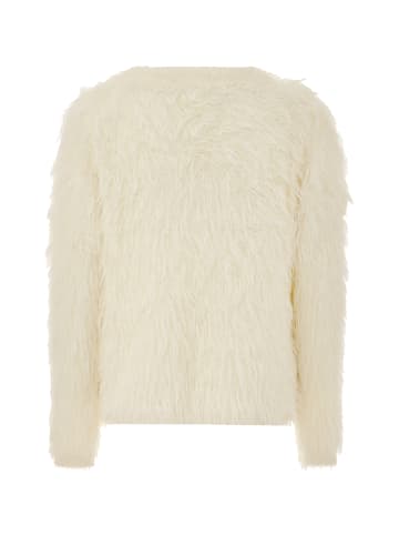 caspio Damen Strickjacke in Wollweiss