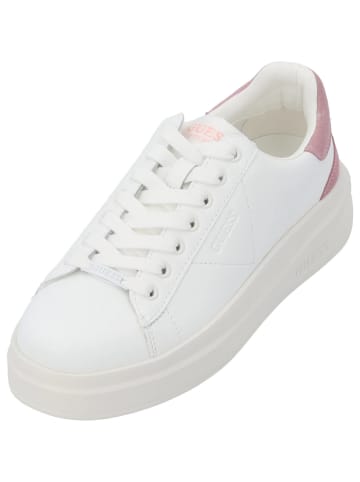 Guess Schnürschuhe in white/pink