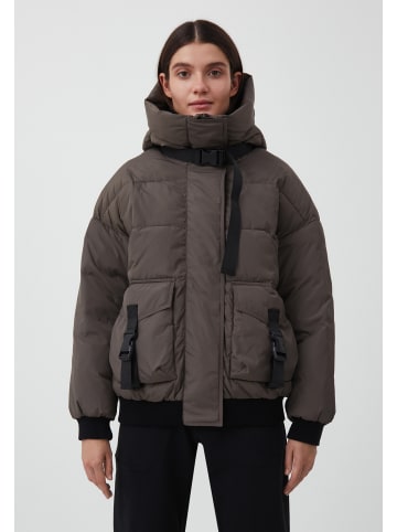 Finn Flare Steppjacke Strick in dark brown