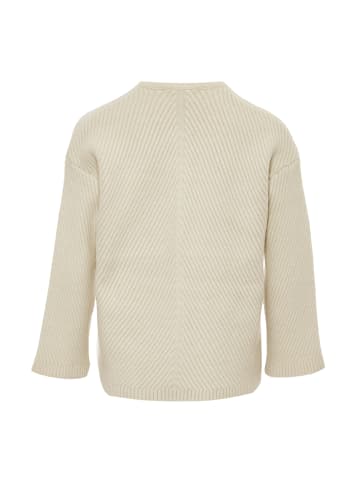 RISA Damen Strickjacke in Wollweiss