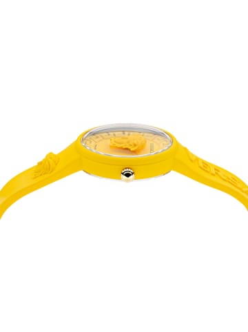 Versace Analoguhr für Damen in gelb