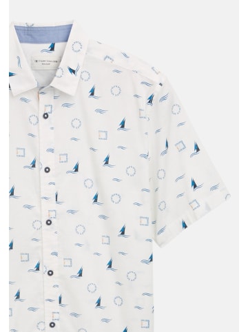 Tom Tailor Kurzarmhemd in weiß