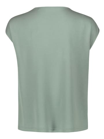 Zero  Shirt mit Wasserfallausschnitt in Iceberg Green