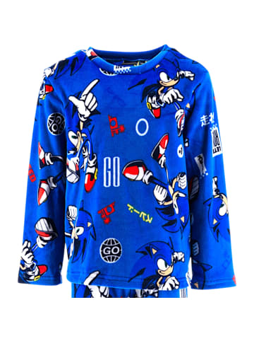 Sonic Schlafanzug Sonic The Hedgehog in Blau