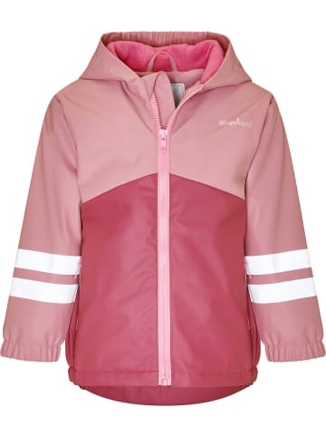Playshoes Regenjacke Fleece-Futter in rosa