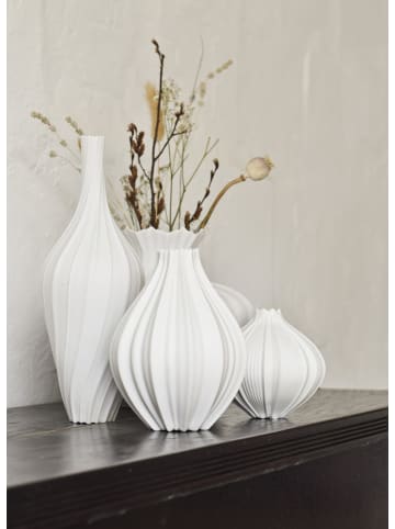 Kaiser Porzellan Vase " Bahar " in Biskuit weiß