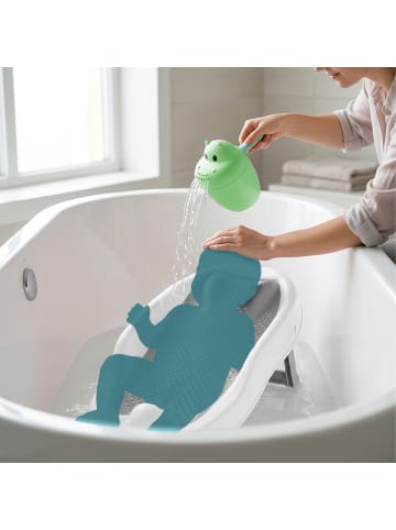 relaxdays 2-tlg. Baby-Badehilfe-Set in Grau