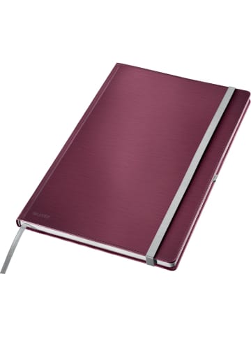 Leitz Notizbuch Style HC A4 liniert granat rot